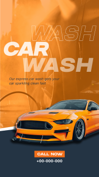 Professional Car Cleaning Instagram Story Design