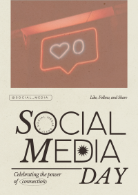 Modern Social Media Day Flyer Design