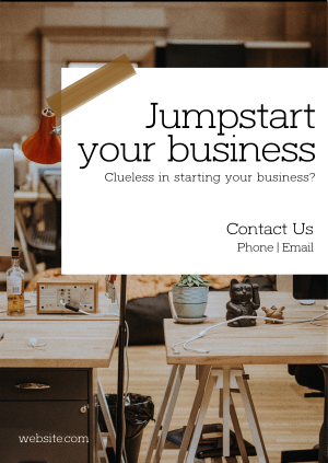 Jumpstart Your Business Poster Image Preview