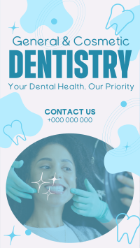 General & Cosmetic Dentistry Facebook story Image Preview