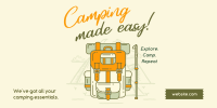 Camping made easy Twitter post Image Preview