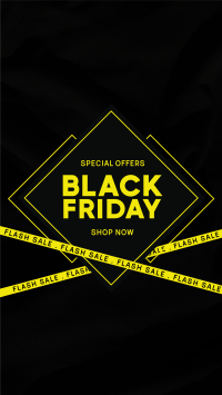 Black Friday Flash Sale Instagram story Image Preview