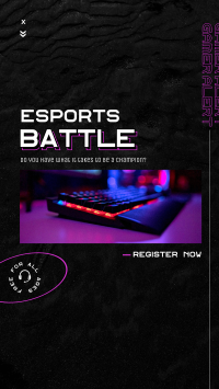 Esports Battle Facebook story Image Preview