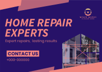 Home Repair Experts Postcard Image Preview