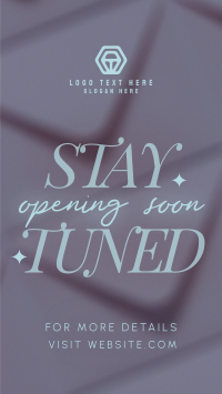 Stay Tuned TikTok Video Design