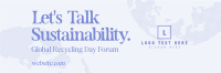 Recycling Sustainability Forum Twitter Header Preview