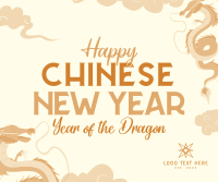 Chinese New Year Dragon Facebook post Image Preview