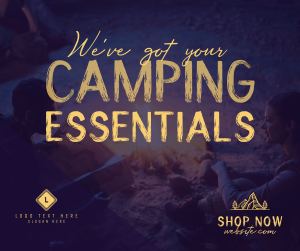 Camping Gear Essentials Facebook post Image Preview