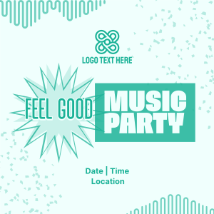 Feel Good Party Instagram post Image Preview