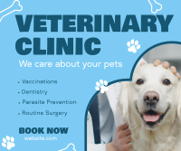 Professional Veterinarian Clinic Facebook post Image Preview