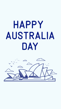 Happy Australia Day Instagram Story Design