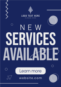 New Services Available Poster Image Preview