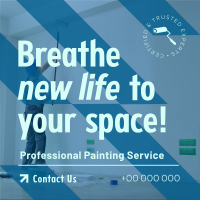 Pro Painting Service Linkedin Post Design