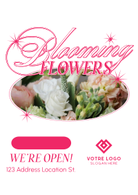 Blooming Today Floral Flyer Design