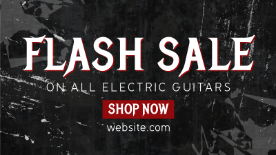 Guitar Flash Sale Facebook event cover Image Preview