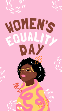 Afro Women Equality Facebook Story Design
