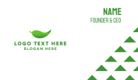 Green & Organic Business Card Image Preview