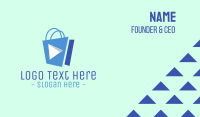 Media Player Shopping Bag Business Card Image Preview