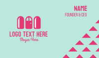 Pink Nail Salon Shop Business Card Image Preview