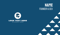 Blue Face Mask Business Card Preview