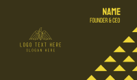Yellow Eagle Monoline Business Card Preview