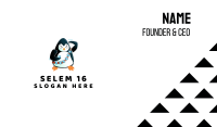 Penguin Soldier Business Card Design