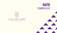 Colorful Optimistic Hand Business Card Preview