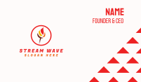 Fire Pin Business Card Image Preview
