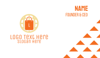 Global Shopping Bag Business Card Image Preview