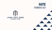 Corporate Hexagon Company Business Card Preview