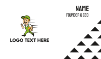 Delivery Man Cartoon Business Card Image Preview