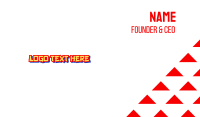 Retro Japanese Wordmark Business Card Preview