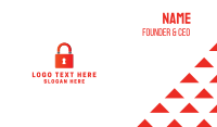 Magnetic Lock Business Card Preview