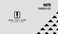 Black Piano Keys Business Card Preview