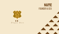 Gold Star Insignia  Business Card Image Preview