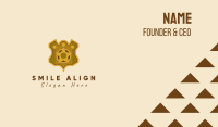 Gold Star Insignia  Business Card Image Preview