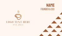 Coffee Cup Business Card Image Preview