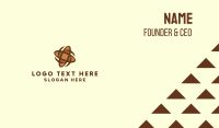 Spinning Baguette Bread Business Card Preview