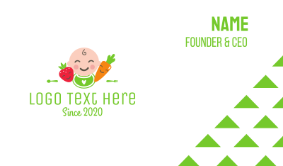 Baby Food  Business Card Image Preview