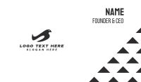 Black & White Bird Business Card Preview