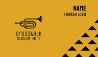 Vintage Trumpet Jazz Music Business Card Image Preview