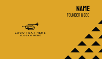Vintage Trumpet Jazz Music Business Card Preview