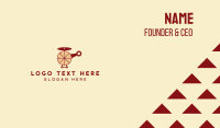 Pizza Delivery Helicopter Business Card Preview