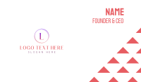Fashion Elegant G  Business Card Preview