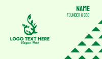 Natural Vine Squeegee  Business Card Design