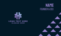 Industrial Letter H Business Card Preview