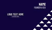 White Technology Text Business Card Preview