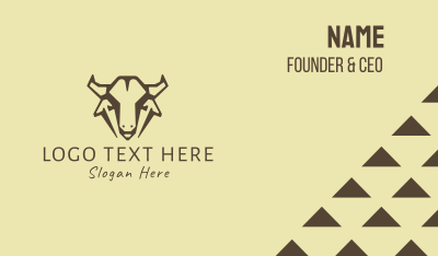 Wild West Buffalo Business Card Image Preview