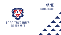 Club Shield Letter Business Card Image Preview