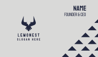 Geometric Eagle Horns Business Card Image Preview
